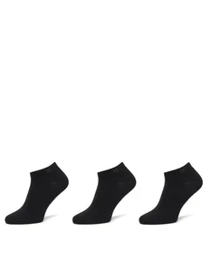 Calvin Klein Zestaw 3 par niskich skarpet męskich 701234366 Czarny - Skarpetki męskie - miniaturka - grafika 1