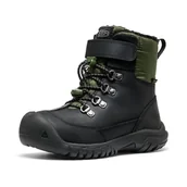 Śniegowce damskie - KEEN Wodoodporne śniegowce dziecięce Kanibou unisex, Czarny brąz zielony, 35 EU - miniaturka - grafika 1