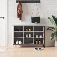 Wieszaki i stojaki - vidaXL Szafka na buty, szary dąb sonoma, 100x35x70 cm - miniaturka - grafika 1