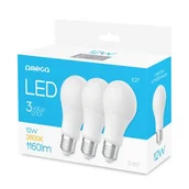 Halogeny - Omega Żarówki LED OMELE27E3-12W 12W E27 3 szt.) OMELE27E3-12W-2800 - miniaturka - grafika 1