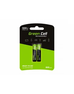 Green Cell Akumulator Green Cell 2x AAA HR03 800mAh GR08 - Ładowarki i akumulatory - miniaturka - grafika 4