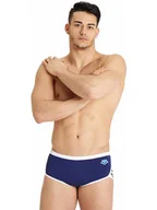 Kąpielówki męskie - Arena Kąpielówki w kolorze granatowo-białym - miniaturka - grafika 1