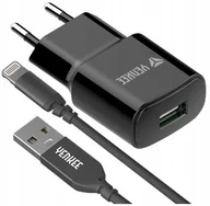 Ładowarki do telefonów - ŁADOWARKA SIECIOWA Z KABLEM LIGHTNING USB 2,4 A YENKEE YAC 5300 - miniaturka - grafika 1