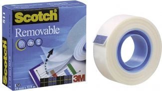 Scotch Taśma klejąca 19mm 33m mleczna SC5000