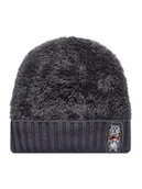 Czapki dla dzieci - United Colors Of Benetton Czapka 6U87B42ER Szary - miniaturka - grafika 1