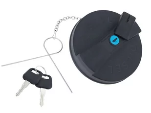 Korek wlewu paliwa "DIESEL" plastikowy FI 80 z kluczem - Akcesoria motoryzacyjne - miniaturka - grafika 1