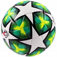 Piłka nożna - Piłka Nożna Do Nogi Szkolna Treningowa Wytrzymała Szyta Maszynowo Zielona - miniaturka - grafika 1