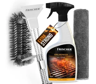 Frischer Płyn 500ml + Gąbka + Szczotka - Akcesoria do grilla - miniaturka - grafika 1