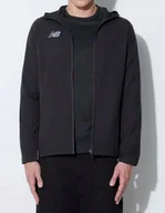 Kurtki męskie - Kurtka Męska Sportowa Przejściowa Lekka Czarna New Balance EMJ9036BK r.L - miniaturka - grafika 1