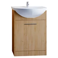 Szafki łazienkowe - Szafka pod umywalkę SLIM SL2 dąb artisan - miniaturka - grafika 1