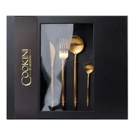 Zestawy sztućców - Komplet 16 sztućców CASA GOLD COOKINI - miniaturka - grafika 1