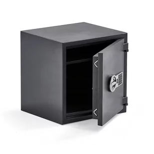 Sejf ognioodporny SILVER, zamek elektroniczny, 460x440x440 mm - Szafy biurowe - miniaturka - grafika 1