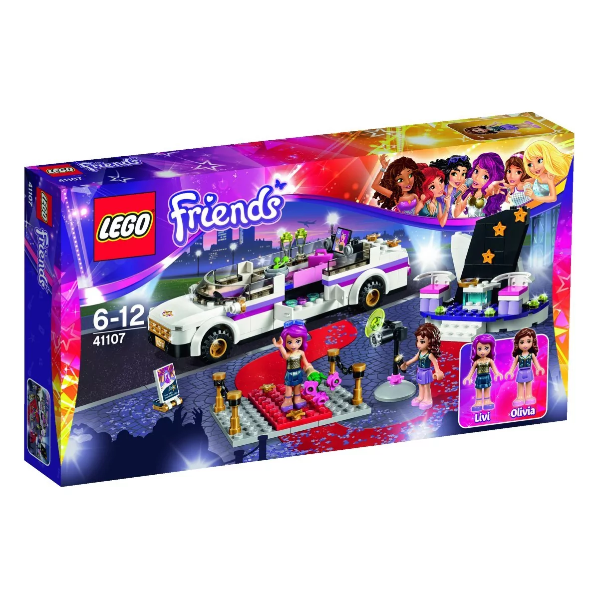 LEGO Friends Limuzyna Gwiazdy Pop 41107