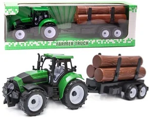 Traktor z przyczepą - Samochody i pojazdy dla dzieci - miniaturka - grafika 1