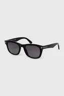 Okulary przeciwsłoneczne - Tom Ford okulary przeciwsłoneczne męskie kolor czarny FT1076_5401B - miniaturka - grafika 1