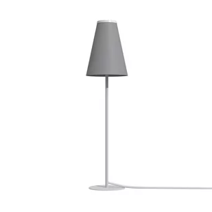 Nowodvorski Lampa stołowa TRIFLE GRAY do sypialni i jadalni szary 7760 - Lampy stojące - miniaturka - grafika 1
