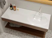 Umywalki - Umywalka NEW YORK 1200 R - miniaturka - grafika 1