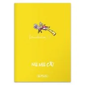 Zeszyty szkolne - Herlitz Zeszyt A5 Eco PP Język Niemiecki kratka 60 kartek 5 szt. - miniaturka - grafika 1