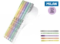 Przybory szkolne - Milan Cienkopis sway pastel fineliner 0,4 mm 0,4 mm 5 szt. - miniaturka - grafika 1