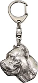Plecaki - Cane Corso Italiano - posrebrzany brelok do kluczy z psem, ozdoba torebki, zawieszka do plecaka marki Art-Dog - miniaturka - grafika 1