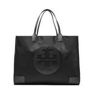 Torebki damskie - Torebka TORY BURCH - Ella Tote 87116 Black 001 - miniaturka - grafika 1
