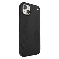 Etui i futerały do telefonów - Speck Presidio2 Grip + MagSafe - Etui iPhone 14 Plus z powłoką MICROBAN (Black / Black / White) - miniaturka - grafika 1