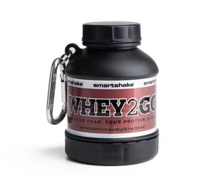 SmartShake - Pojemnik na leki, Whey2Go Funnel, Czarny, Pojemność, 110 ml - Witaminy i minerały dla sportowców - miniaturka - grafika 1
