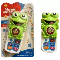 Telefon muzyczny dla malucha żabka Trifox - Zabawki interaktywne dla dzieci - miniaturka - grafika 1