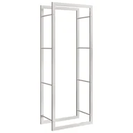 Wózki magazynowe - vidaXL Stojak na drewno opałowe, 50x28x132 cm, stal nierdzewna - miniaturka - grafika 1