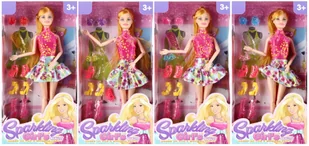 Lalka 29 cm z akcesoriami MEGA CREATIVE 523361 - Lalki dla dziewczynek - miniaturka - grafika 1