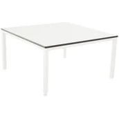 Stoły ogrodowe - Stolik kawowy PATIO Agat Biały - miniaturka - grafika 1