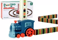 Zabawki interaktywne dla dzieci - Domino Pociąg Lokomotywa Układanka Kolorowy Dźwięk - miniaturka - grafika 1