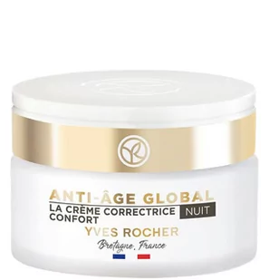 Yves Rocher Anti-Age Global Przeciwzmarszczkowy krem do twarzy na noc 50ml - Kremy do twarzy - miniaturka - grafika 1