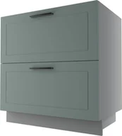 Meble kuchenne - Bergamo Szafka Dolna D2E/80/1Wew_Hettich Miętowy Mat - miniaturka - grafika 1