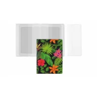 Szkolne artykuły papiernicze - Biurfol Okładka na dokumenty z dow. rejestracyjnym flowers OD-24-16 - miniaturka - grafika 1