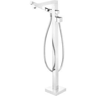 Bateria wannowa stojąca DEANTE Blur BQL 017M Chrom - Baterie wannowe i prysznicowe - miniaturka - grafika 1