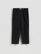 Spodnie męskie - Reserved - Jeansy loose z efektem sprania - czarny - miniaturka - grafika 1