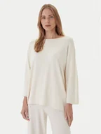 Swetry damskie - Kontatto Sweter 3M0801C Écru Regular Fit - miniaturka - grafika 1