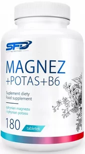 SFD Magnez + Potas + B6 180 Tabletek - Witaminy i minerały - miniaturka - grafika 1