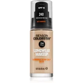 Podkłady do twarzy - Revlon podkład ColorStay cera tłusta i mieszana - 240 Medium Beige RLCSTM240 - miniaturka - grafika 1