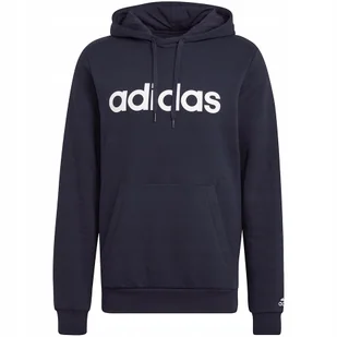 Bluza męska adidas Essentials Linear granatowa GK9068 M - Bluzy męskie - miniaturka - grafika 1