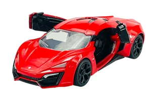 JADA SZYBCY I WŚCIEKLI LYKAN HYPERSPORT CZERWONY 1:32 253202000 - Samochody i pojazdy dla dzieci - miniaturka - grafika 1