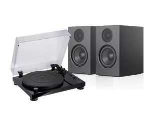 Audio-Technica AT-LPW50PB (czarny) + A28 (czarny) - Zestawy stereo - miniaturka - grafika 1