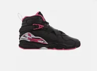 Sneakersy damskie - Buty Młodzieżowe Sneakersy czarne Air Jordan 8 Retro 580528-006 r. 37,5 - miniaturka - grafika 1