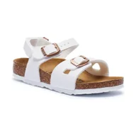 Buty dla dziewczynek - Birkenstock Skórzane sandały Rio - miniaturka - grafika 1