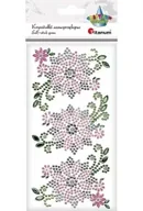 Zabawki kreatywne - Kryształki samoprzylepne Kwiaty 5szt - miniaturka - grafika 1