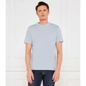 Koszulki męskie - Calvin Klein T-shirt | Regular Fit | z dodatkiem lnu - miniaturka - grafika 1