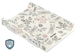 PRZEWIJAK USZTYWNIANY SAFETY SYSTEM 70 CM – BOTANICAL BEŻOWY - Przewijaki - miniaturka - grafika 1