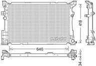 Układ chłodzenia - akcesoria - Chłodnica, układ chłodzenia silnika Denso DRM17054 - miniaturka - grafika 1