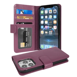 Pokrowiec Do Apple Iphone 13 Pro Max W Bordeaux Fioletowy Etui Ochronny Magnet Obudowa Case Cover Cadorabo - Etui i futerały do telefonów - miniaturka - grafika 1